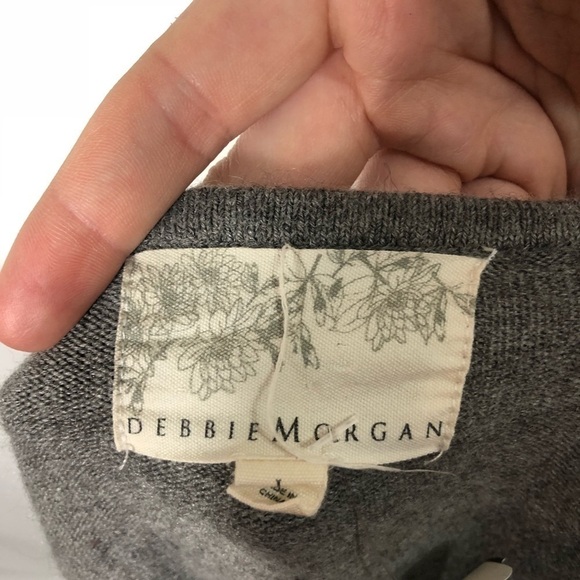 Debbie Morgan Appliqué Sweater Large Women’s - Picture 5 of 8